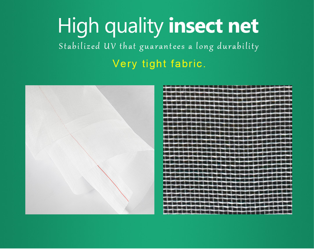 rede anti insetos tricotada